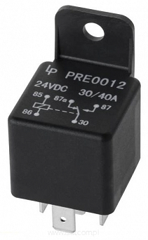 Przekaźnik samochodowy 4120 24V 30/40A 5 pin
