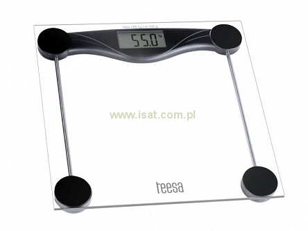 Waga łazienkowa szklana Teesa 180kg