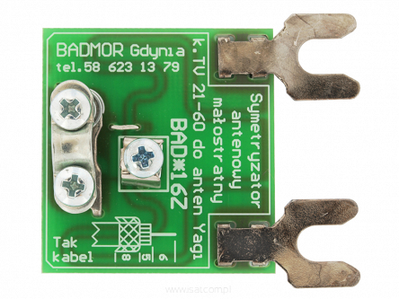 Symetryzator antenowy DVB-T kanały 21-60