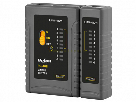 Tester linii telefonicznych skrętki komputerowej RB-468 RJ45 RJ11