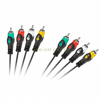 Kabel 4RCA-4RCA długość 3m Cabletech economic
