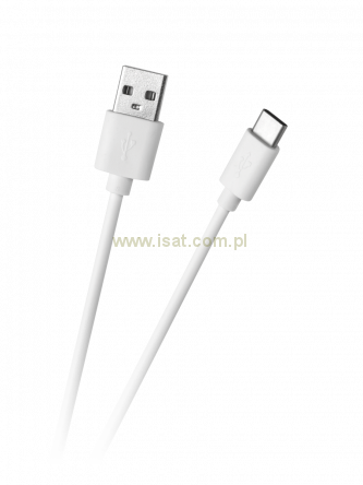 Kabel USB - USB typu-C 1m, biały