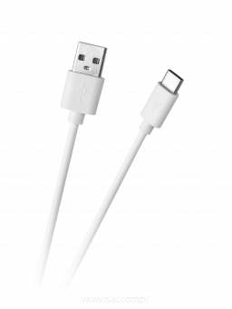Kabel USB - USB typu-C 1m, biały
