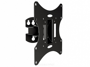 Uchwyt tv do  telewizora lcd, led, plazma 23-43  cali czarny  do 30 kg, standard VESA