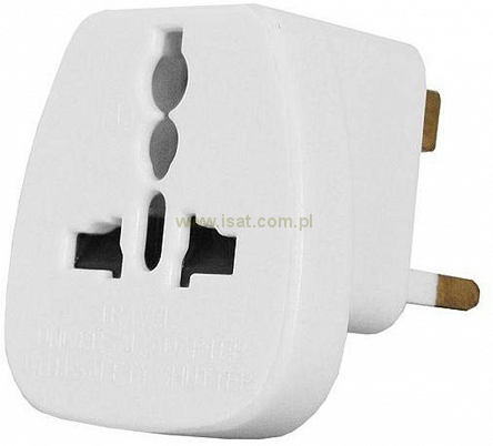 Złącze adapter wtyk UK, gniazdo Uniwersalne