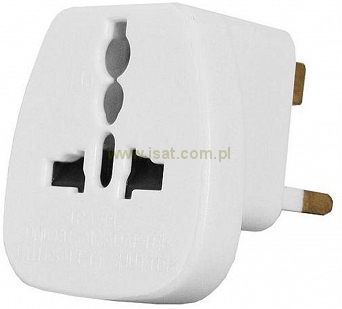 Złącze adapter wtyk UK, gniazdo Uniwersalne