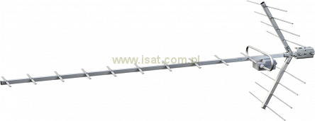 Antena DVB-T zewnętrzna UHF ATY19 kanały 21-69 symetryzator 474-858MHz