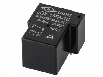 Przekaźnik 30A 12V DC JQX-15F-1C 6 pin