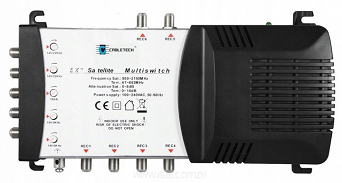 Multiswitch końcowy 5/6 Cabletech ZLA0991 aktywny z zasilaczem