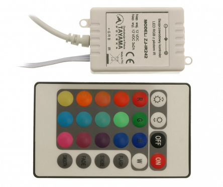 kontroler LED RGB z pilotem ZJ-IR242