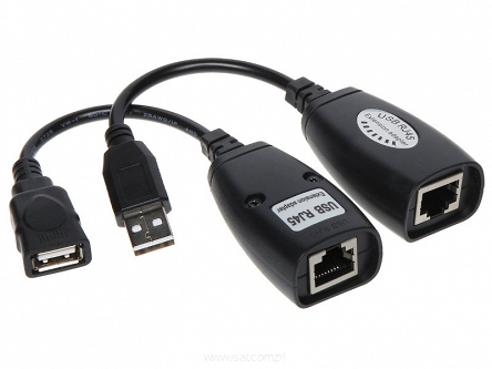 Extender USB EX-50 po skrętce kat. 5 / 5e / 6