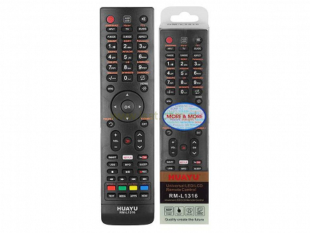 Pilot uniwersalny TV LCD/LED RM-L1316 SMART NETFLIX LG MANTA PHILIPS PANASONIC SONY