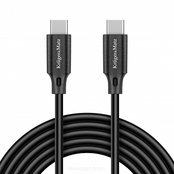 Kabel USB PD 100W wtyk typu C - wtyk typu C długość 1,0m