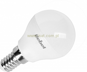 Lampa świetlówka Led 760lm kula G45 8W E14 neutralna biel 4000K