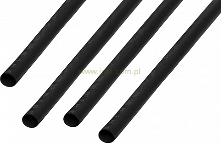 Rurka termokurczliwa 5mm 1metr czarna