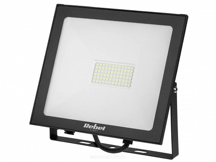 Reflektor naświetlacz  LED Rebel 50W 6500K (zimny biały) 4000lm czarny IP65