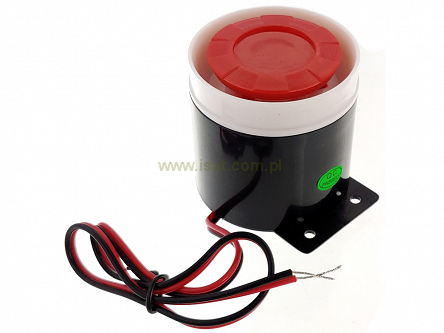 Syrena alarmowa SPD402B mała 12V 4,8W 118dB piezo