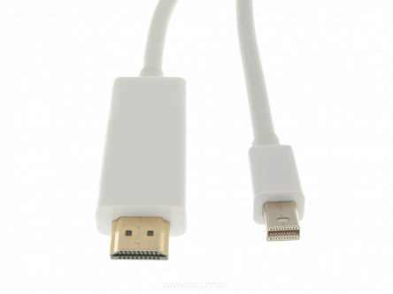 Adapter wtyk MINI DISPLAYPORT-wtyk HDMI 1.8m