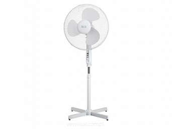 Wentylator stojący 45W Teesa TSA8022 śmigło 37cm, oscylacja, regulowana wysokość, kabel 1,8m