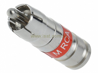 Wtyk kompresyjny RCA (cinch) na kabel RG59