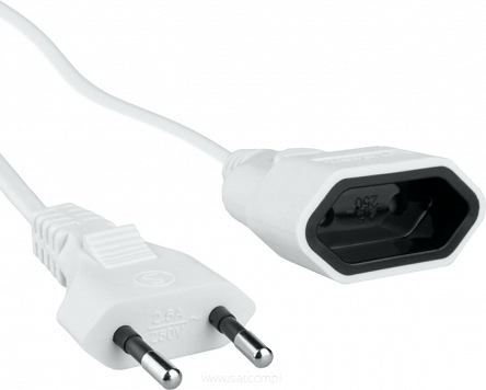 Przedłużacz elektryczny 1xGN długość 5,0m 575W biały