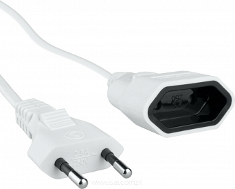 Przedłużacz elektryczny 1xGN długość 5,0m 575W biały