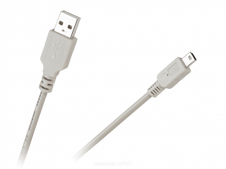 Kabel przewód USB wtyk A - wtyk mini USB o długości 2m 