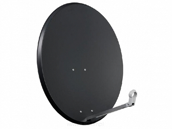 Antena satelitarna Corab ASC-800M-C czasza 80cm Fe grafit, nakrętki 10/M6
