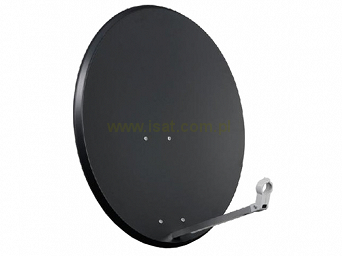 Antena satelitarna Corab ASC-800M-C czasza 80cm Fe grafit, nakrętki 10/M6