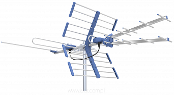 Antena zewnętrzna kierunkowa DVB-T2 Telmor TT-W21 Gold Combo 5G protected