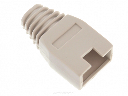 Osłona wtyku RJ45 szara 1szt