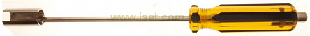 Klucz dwustronny do złącz typu F długi Hanlong HT-2206F 