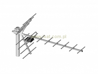 Antena DVB-T zewnętrzna UHF ATY12 kanały 21-69 474-858MHz