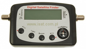 Miernik TV-SAT SatFinder +LCD do precyzyjnego ustawienia anteny satelitarnej