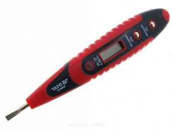 Próbnik tester elektryczny LCD Yato 12-250V