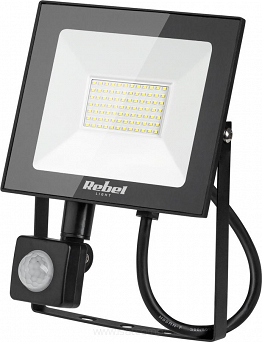 Reflektor Led Rebel 50W 4000K z sensorem ruchu i zmierzchu, 230V