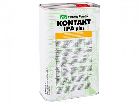 Kontakt izopropanol IPA Plus 1L AG Termopasty do czyszczenia elektroniki, optyki