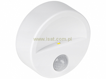 Lampka nocna LED do garberody szafy z czujnikiem ruchu 3-5m bateria 3xAAA