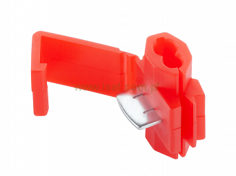 Szybkozłączki do kabli  0,25 - 1mm2 KX03 czerwone 100 szt.