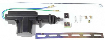 Siłownik samochodowy dwuprzewodowy prądu stałego do zamków centralnych