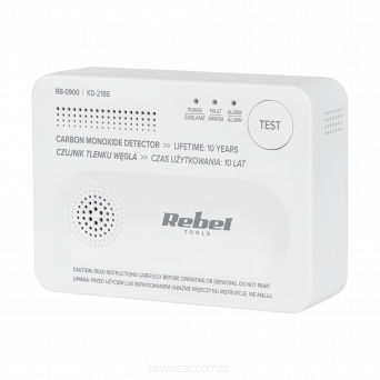 Czujnik tlenku węgla (czadu) KD-218B na baterie trwałość sensora 10lat