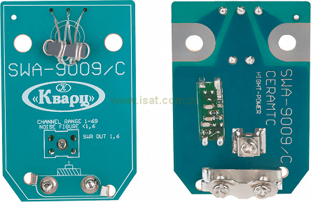 Przedwzmacniacz antenowy SWA9009 DVB-T2 32dB