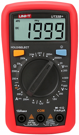 Miernik cyfrowy uniwersalny UNI-T UT33B+ dodatkowo testowanie baterii