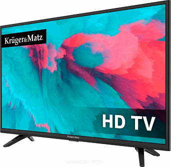 Telewizor Kruger&Matz 32'' HD z tunerem DVB-T2 HEVC H.265