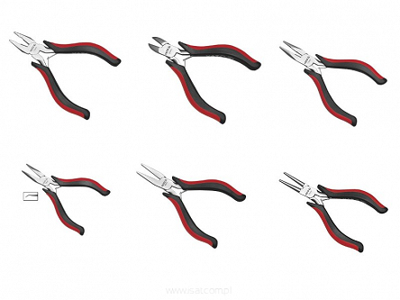 Zestaw 6szt szczypcy i obcinaczek Yato 115mm mix 