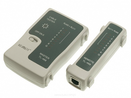 Tester połączenia wtyków RJ11 i RJ45 HY-468CT