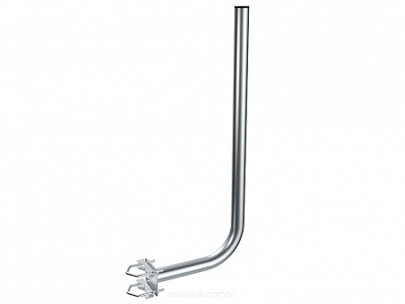 Uchwyt antenowy balkonowy 75cm czołowy wysoki UB 38/300/750