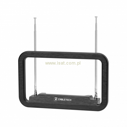 Antena pokojowa do cyfrowej telewizji naziemnej DVB-T2 Cabletech