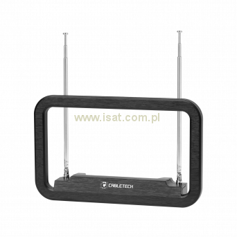 Antena pokojowa do cyfrowej telewizji naziemnej DVB-T2 Cabletech