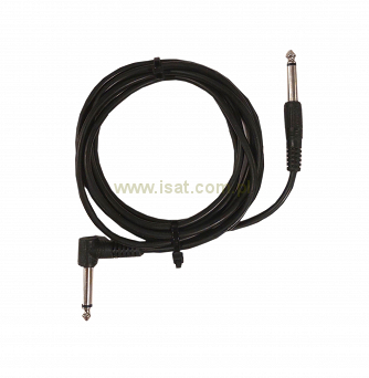Kabel JACK 6,3 wtyk-wtyk kątowy 2,5m